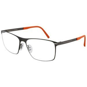 Porsche Design P8256 C Grey / Orange Full Rim Optical Frames Eyeglasses